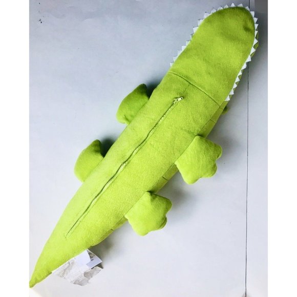 Banana Boat Plush Green Alligator Crocodile Stuffed Animal Pillow 28” Sunscreen - Picture 8 of 11
